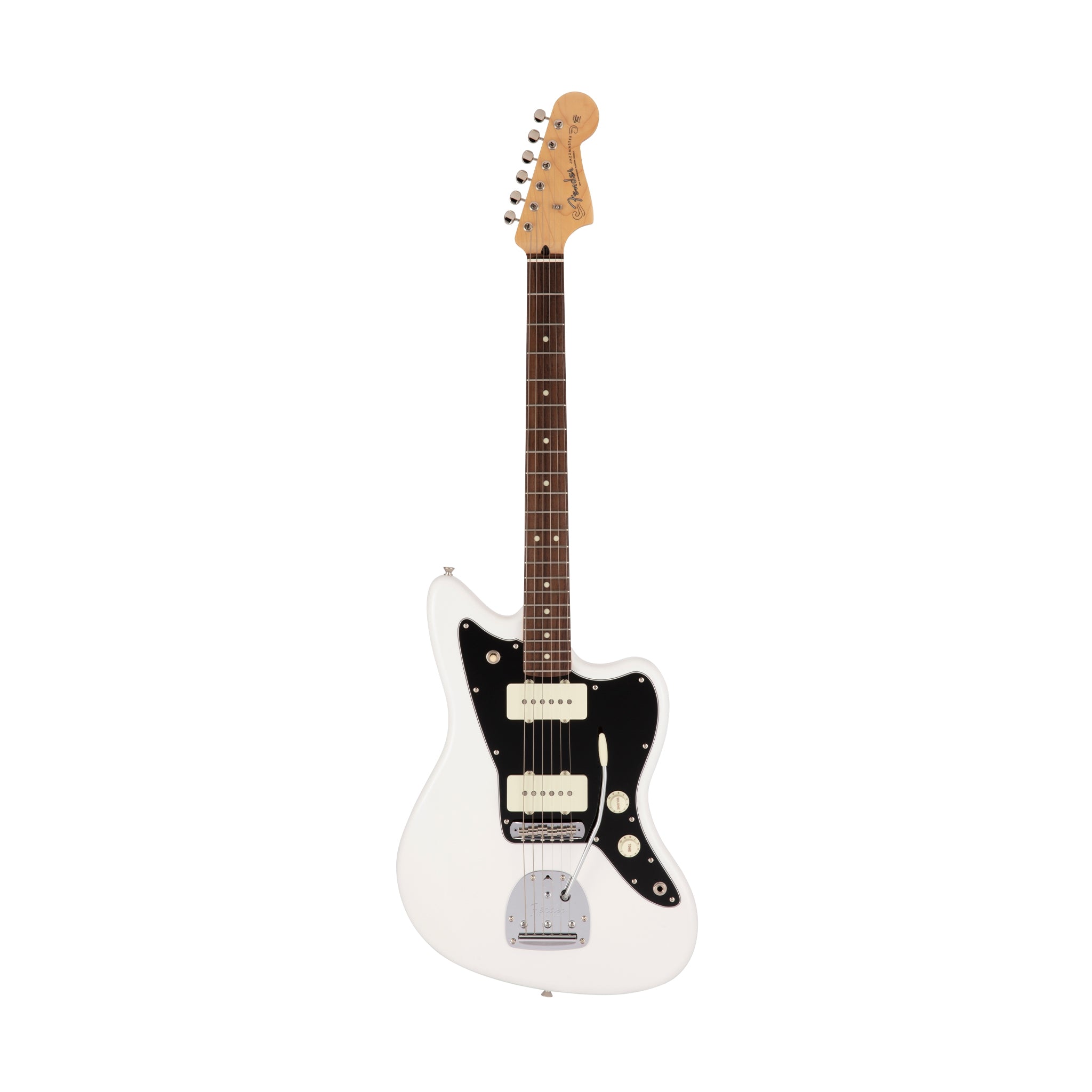 Fender Japan Hybrid II Jazzmaster Electric Guitar, RW FB, Arctic White