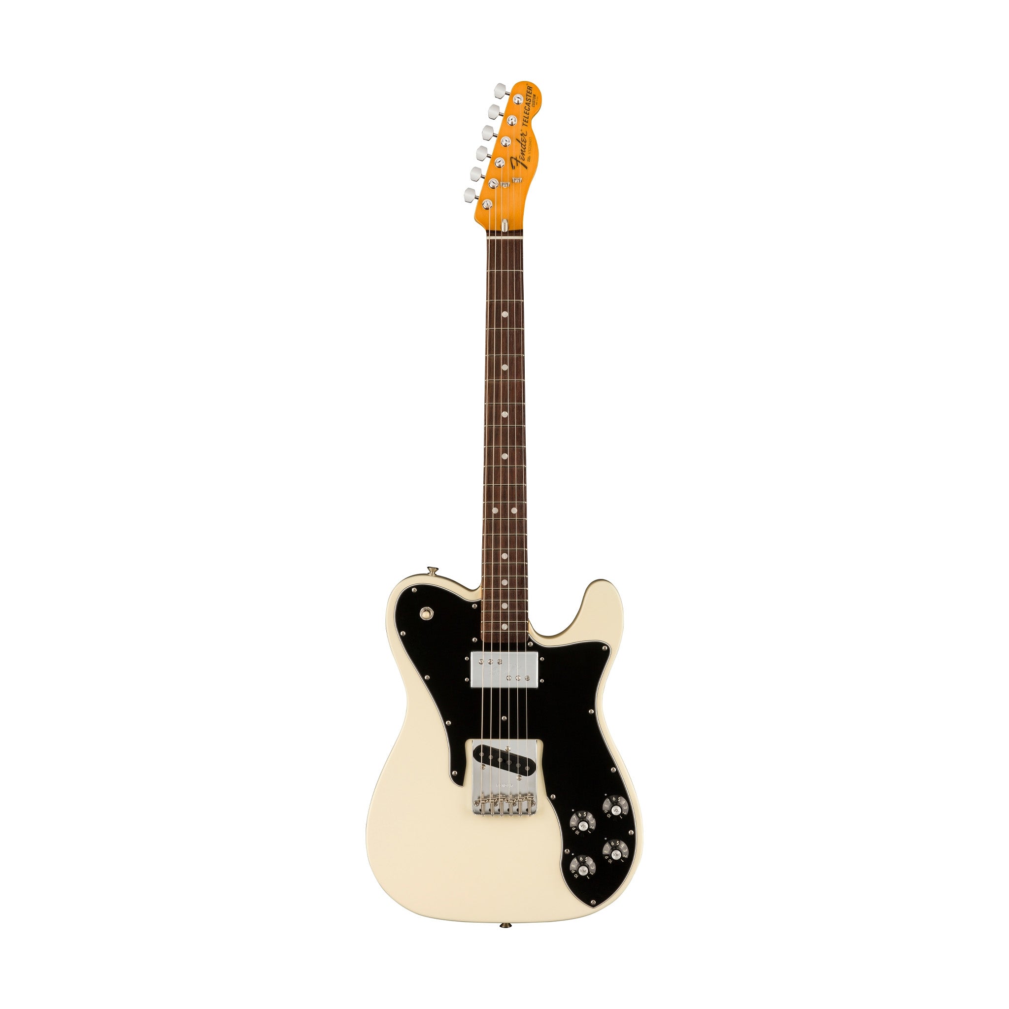 Fender American Vintage II 1977 Olympic White Telecaster Custom Electric Guitar, Rosewood Fretboard