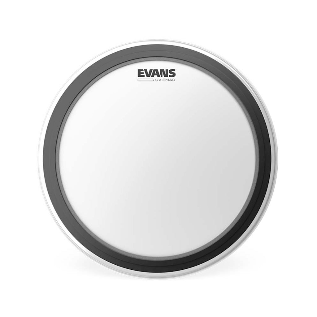 Evans 22 - inch UV - EMAD Coated Bass Drumhead in the BD22EMADUV Model